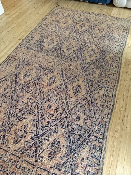 Großer, antiker marokkanischer Zunaya-Wollteppich – Wendbar – 196 × 366 cm – Teppiche & Läufer, Wool (photo 6 of 10)