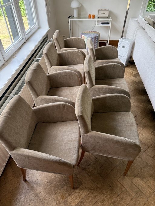 Set Arketipo eetkamerstoelen