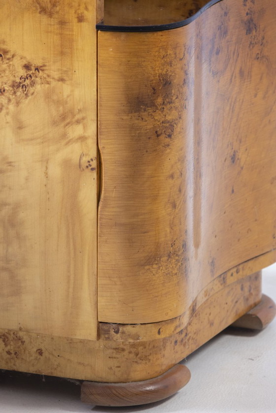 Image 1 of Juego de 2 mesitas de noche, UP Závody, años 50, Checoslovaquia