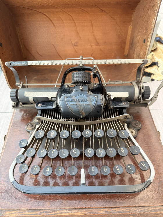 Image 1 of Antike Blickensderfer Schreibmaschine Nr. 7 avec Koffer