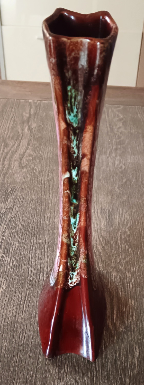 Image 1 of Jarrón de cerámica esmaltada - estilo Vallauris, años 50-70