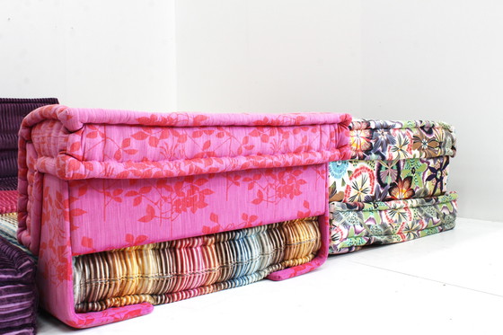 Image 1 of Roche Bobois Mah Jong Modular Sofa Missoni Stoff Hans Hopfer, Satz von 18