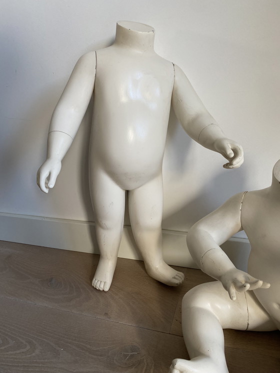 Image 1 of Manichini per bambini - set - decorazione - vintage