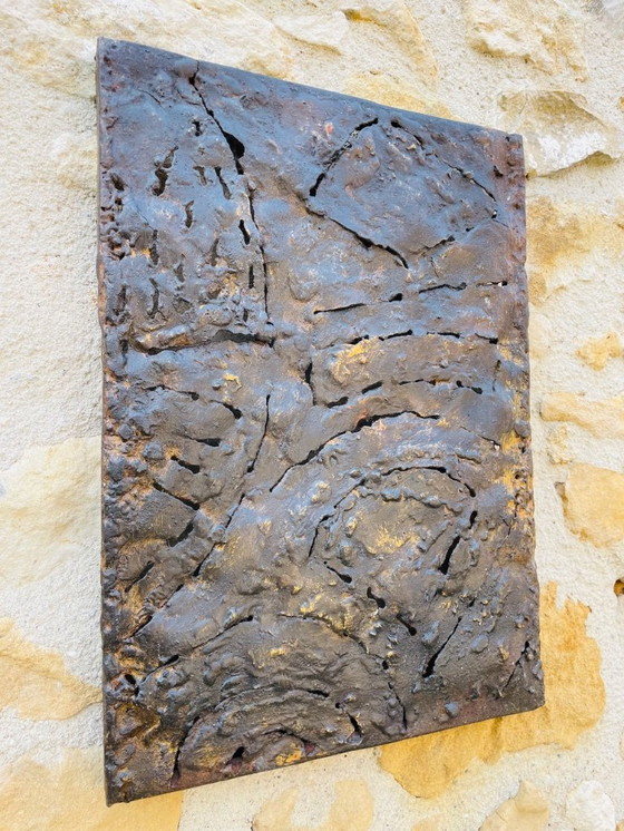 Image 1 of Sculture murali brutaliste americane di metà secolo di Irv Bramberg, anni '60, set di 3