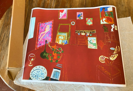 Image 1 of The Red Studio - Henri Matisse 1911 - 84 x 70 cm