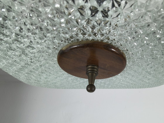 Image 1 of Vintage plafondlamp 2 fittingen 