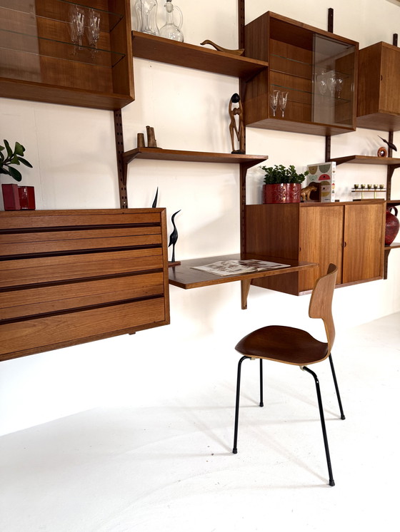Image 1 of Système mural modulaire Vintage XL 'Cado' Poul Cadovius '60
