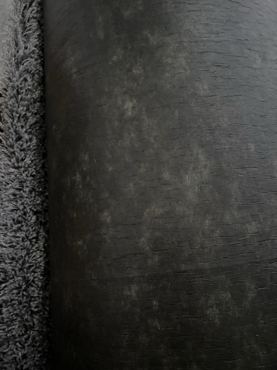 Tapis design laine Anthracite neuf poils longs 3 x 2.40, Gris (photo 4 sur 5)