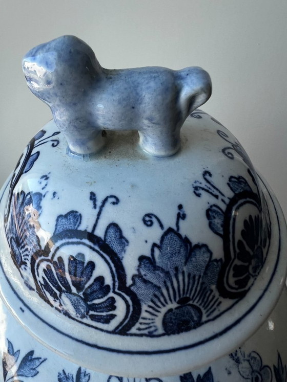 Jarrón con tapa de Delft Azul, Jarrones, Cerámica (foto 3 de 10)