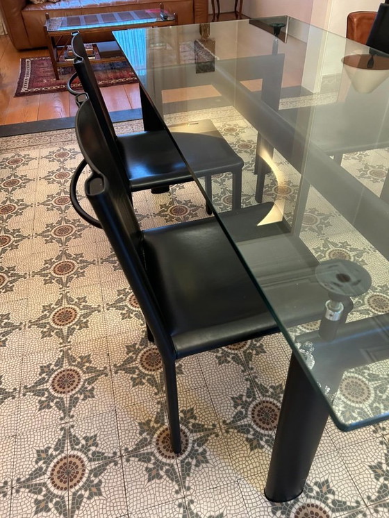 Image 1 of 4 chaises au design vintage Matteo Grassi