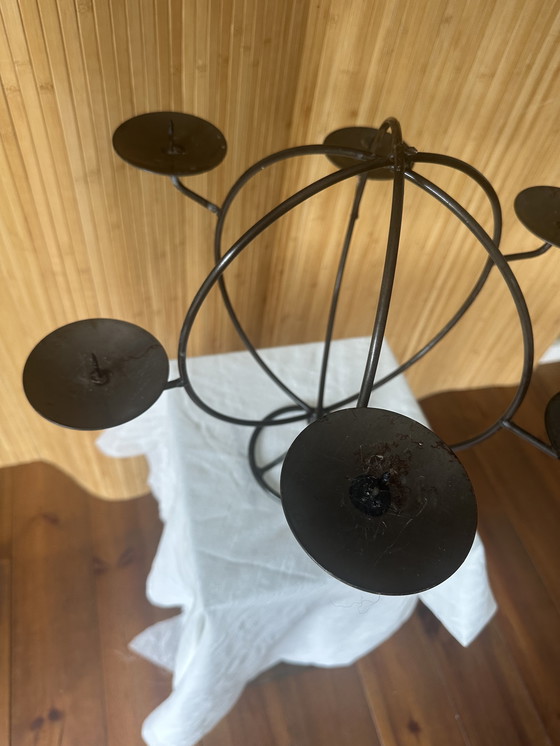 Image 1 of chandelier vintage sur pied