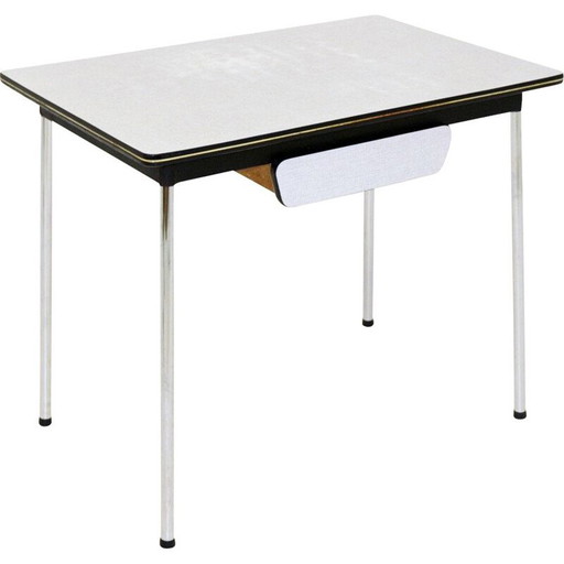 Table de cuisine vintage en formica, Suède 1950