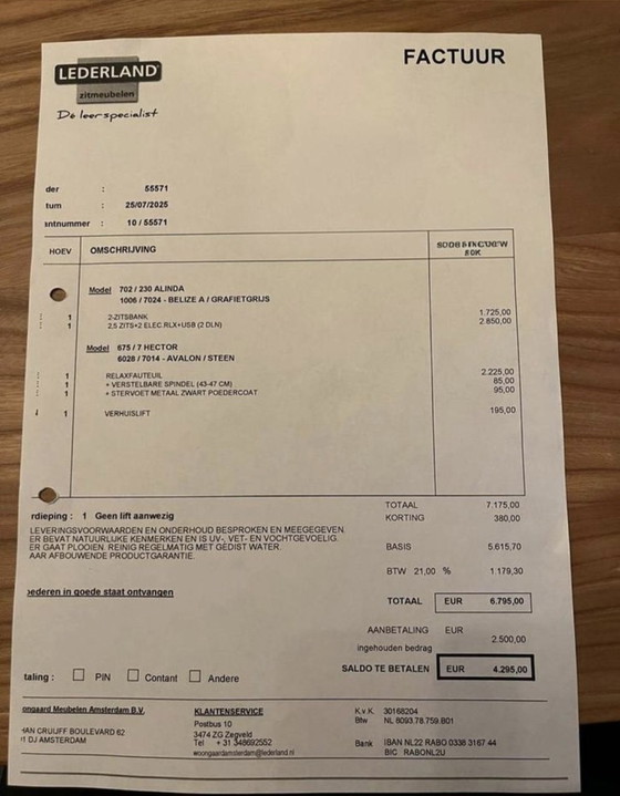 Image 1 of Sofá Alinda de 2 plazas y sofá de 2,5 plazas