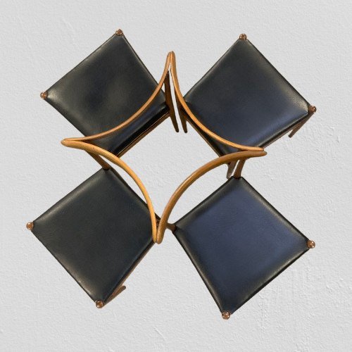 Image 1 of 6 Chaises de salle à manger Mid Century