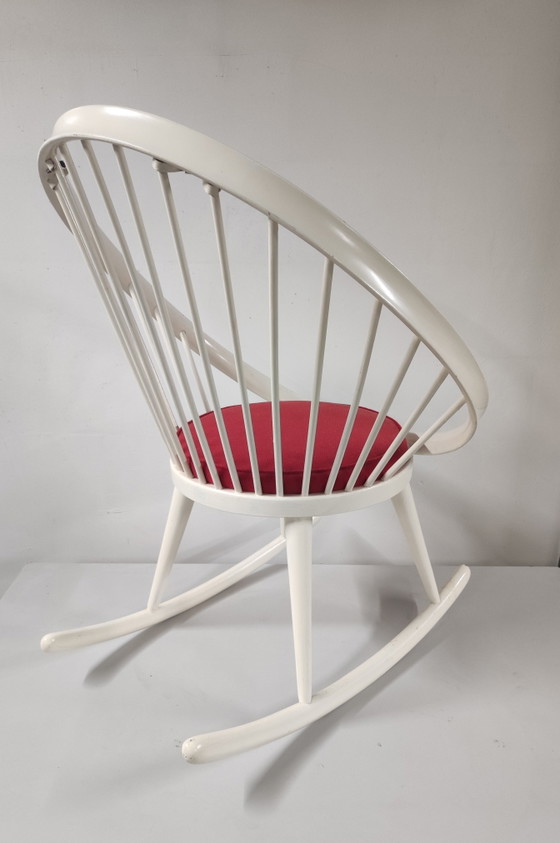 Image 1 of Rara sedia a dondolo Circle - design Yngve Ekström