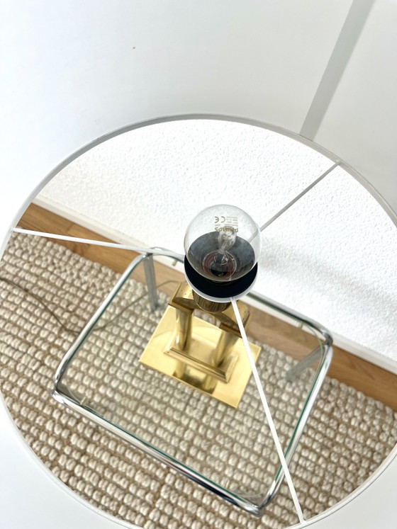 Image 1 of Vintage Brass Table Lamp – Hollywood Regency Style