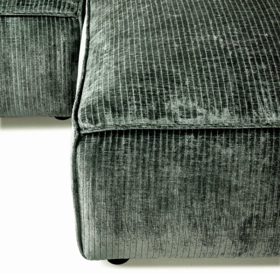 Image 1 of by fonQ Chunky Corner Sofa Chaise Right Dark Green - €700