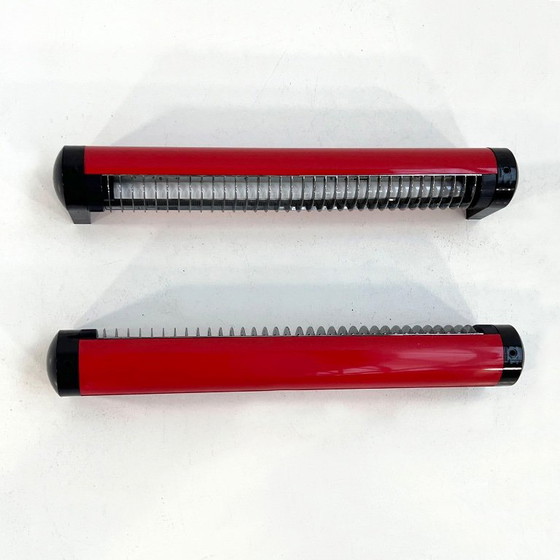 Rote Neon Wandleuchte von Disano, 1980er Jahre – Wandleuchten, Metall, Kunststoff (photo 4 of 9)