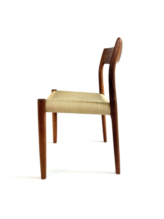 Image 1 of Sedia da pranzo vintage modello n. 77, Niels Otto Møller '70