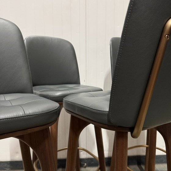 Image 1 of Stellar Works Utility Bar Chair SH760 bar stool (set of 4)