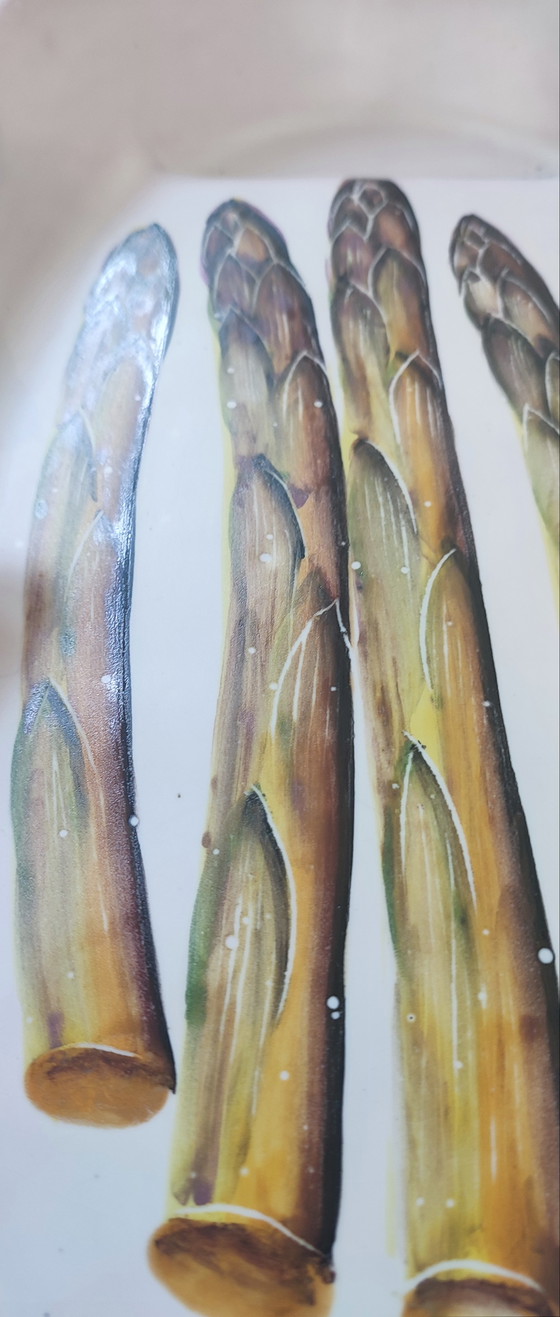 Image 1 of Vallauris ceramic asparagus dish