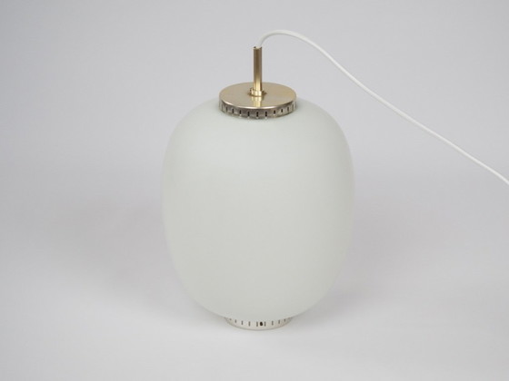 Image 1 of Lampada a sospensione vintage danese Kina di Bent Karlby, Lyfa, 1945