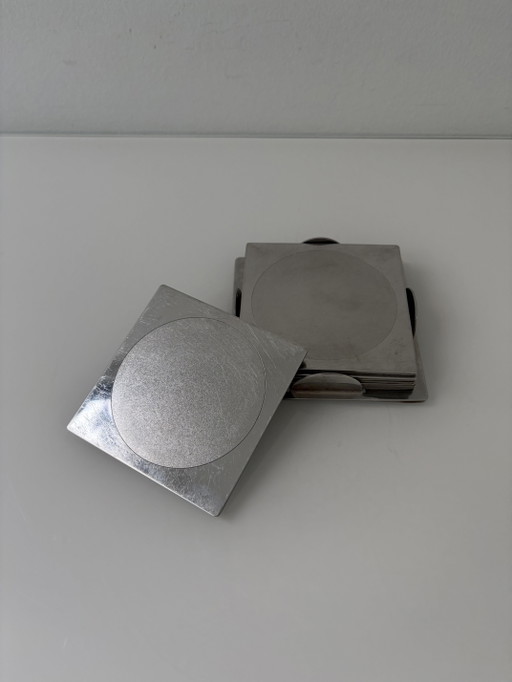 Sottobicchieri Ikea Groggy (6 pezzi) con supporto – tafelaccessoires, rvs (photo 2 of 9)