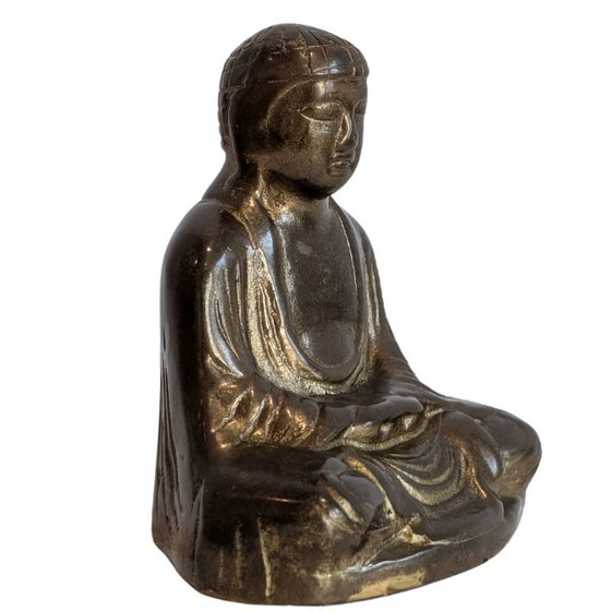 Japanse Bronzen Meditatie Boeddha (Dhyana Mudra) – Kavel 136 – Beeldhouwkunst (photo 2 of 9)