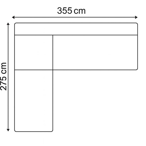 Image 1 of Hoekbank Salamanca – Suede lichtgrijs