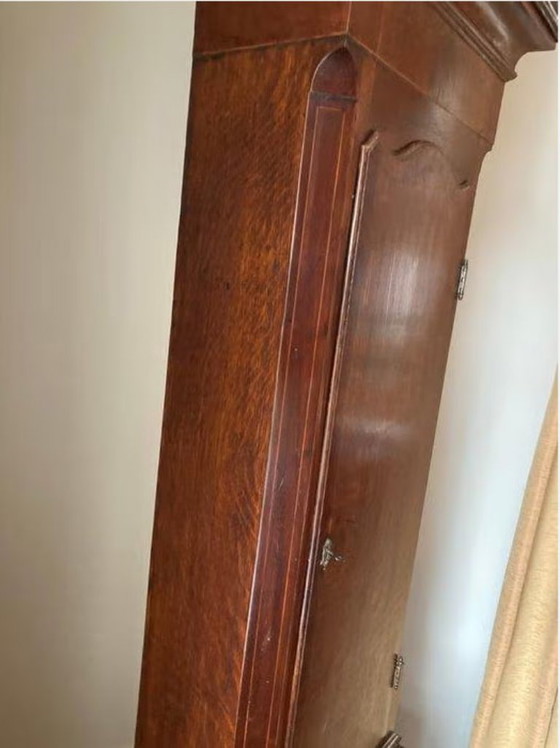 Image 1 of Staande klok - Antiek Hout - 1800-1850