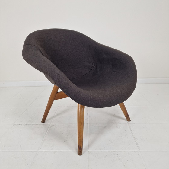Image 1 of Set of 2 Bucket Lounge Chairs by Miroslav Navrátil for Vertex, 1960's