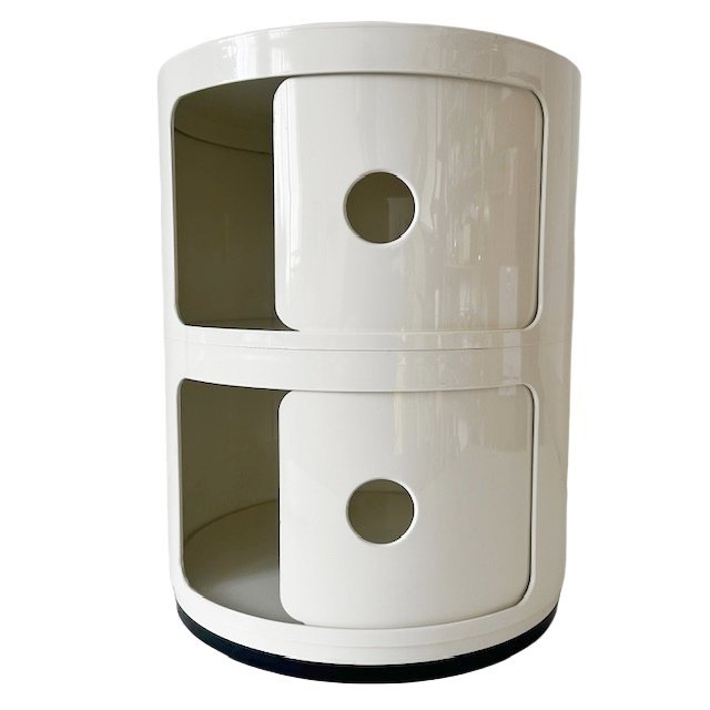 Vintage mid-century space age Kartell cabinet Anna Castelli