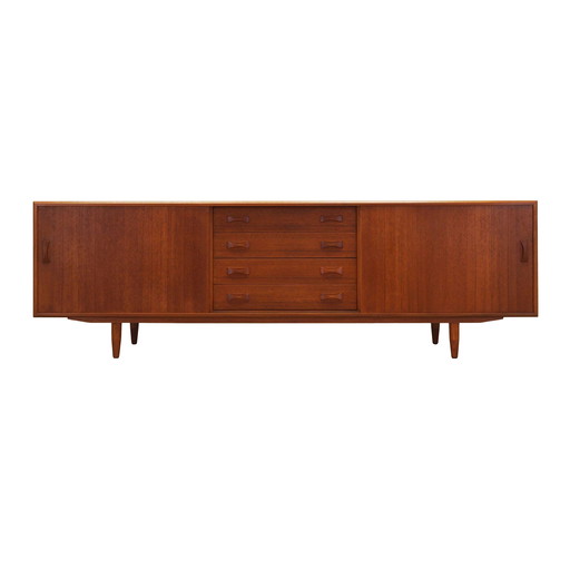 Sideboard aus Teakholz, dänisches Design, 1960er Jahre, Hersteller: Clausen & Sohn