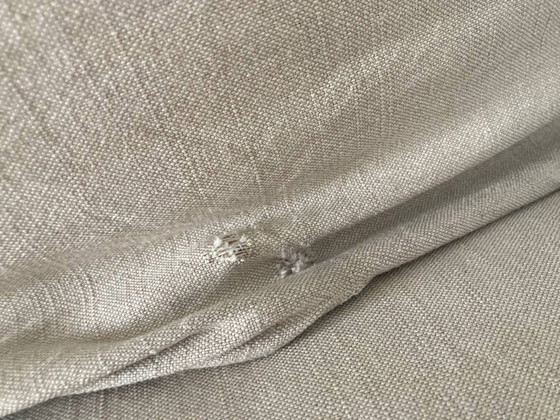 Image 1 of Sofabett Orizzonti Vulcano in beigem Leinen von Giulio Manzoni