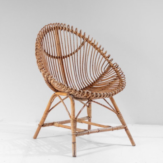 Image 1 of 1x Juego de salón de bambú italiano moderno de mediados de siglo de 1960