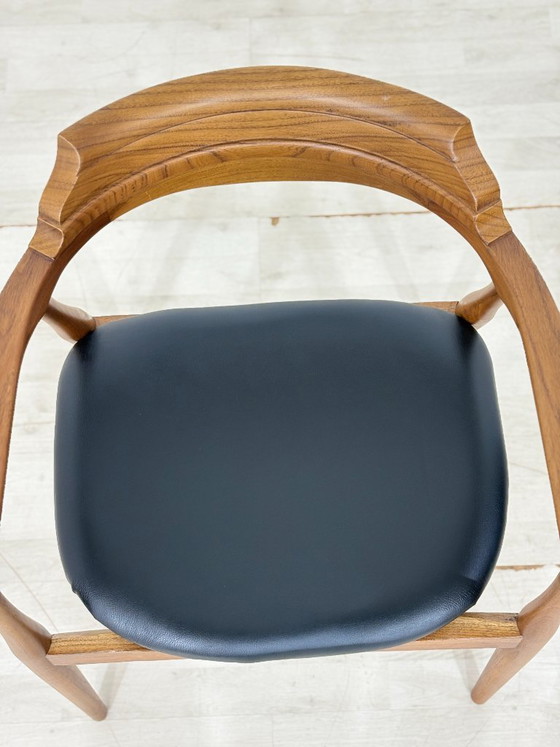 High-quality Danish style armchair / retro living room chair / chair / retro vintage dining room chair (photo 7 of 9)