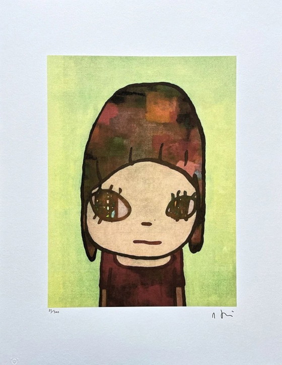 Image 1 of D'après Nara Yoshitomo, Portrait d'une jeune fille, années 1990, lithographie en édition limitée