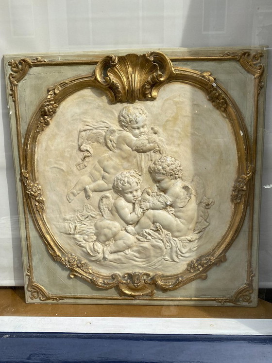 Image 1 of Wandpaneel mit Relief (Neobarock)