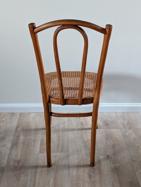 Image 1 of Originele Thonet 56 gebogen houten stoel – Vintage designklassieker
