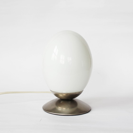 Image 1 of Glazen ei-vormige retro lamp