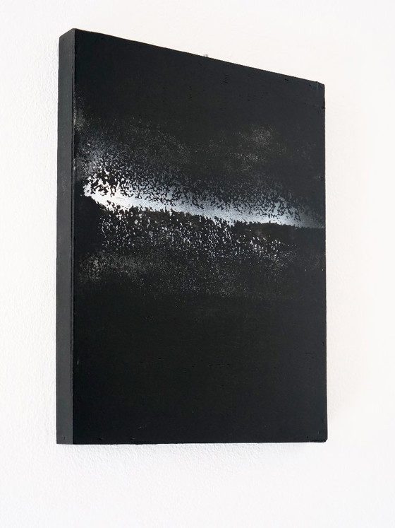 Tableau Abstrait Année 90 – Peintures et dessins, Wood (photo 3 of 7)