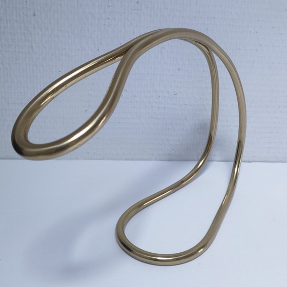 Image 1 of karaf flessenhouder verguld staal