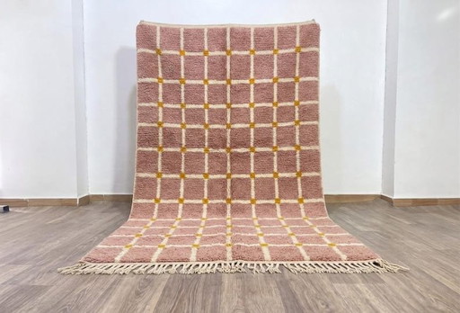 Auténtica alfombra bereber de lana natural del Atlas, 150 x 350 cm. – vloerkleden en tapijten, Wool