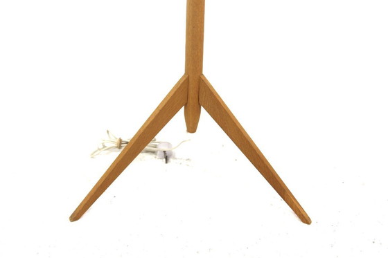 Image 1 of Lampada da terra scandinava in rovere, Svezia, 1960