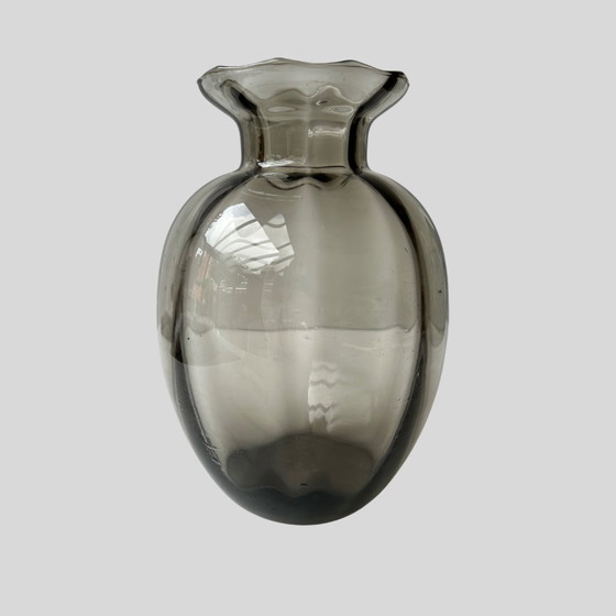 Image 1 of A.D. Copier Vase Smoke Glass