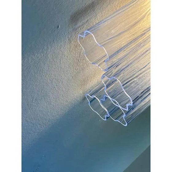 Image 1 of Coppia di moderne applique in vetro disegnate da Simoeng