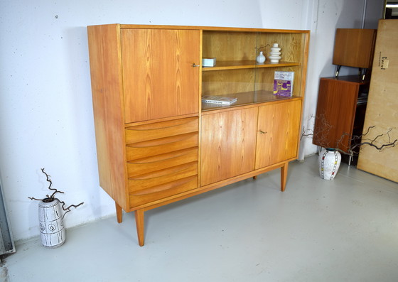 Image 1 of Buffet haut vintage Hellerau F. Ehrlich des années 1950