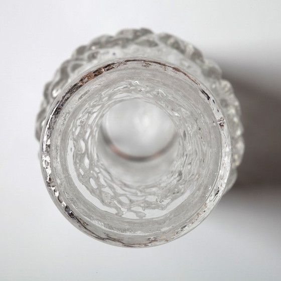 Image 1 of Mid-Century-Pressglasvase von Václav Hanuš: Tschechisches Retro-Dekor