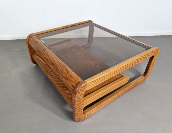 Image 1 of Lou Hodges Coffee Table | Oak | 1970s