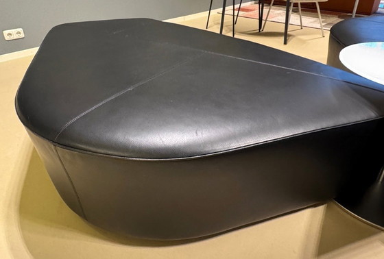 Image 1 of Walter Knoll Drift seating elements black leather with table
